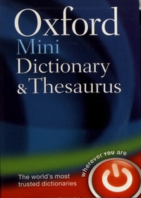 Télécharger des livres google books mac Oxford Mini Dictionary and Thesaurus 9780199692637  par Oxford (French Edition)