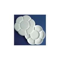 Palette plastique marguerite - 7 alvéoles avec couvercle
