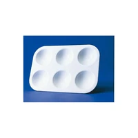 Palette plastique rectangulaire - 6 alvéoles 9 x 13,5 cm