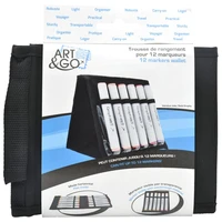Trousse de rangement chevalet pour 12 marqueurs à alcool