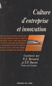 P Bernard - Culture d'entreprise et innovation.