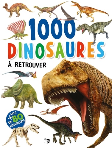 1000 dinosaures à retrouver et à coller