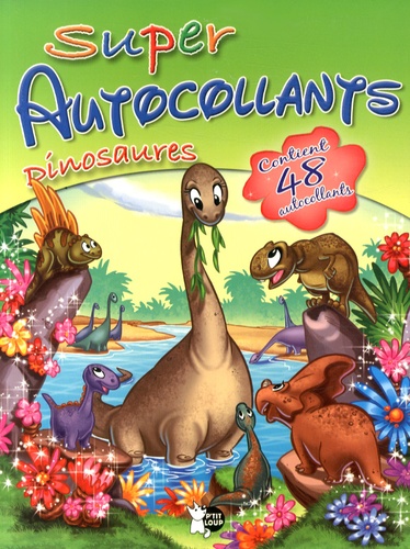 P'tit Loup - Super autocollants Dinosaures.