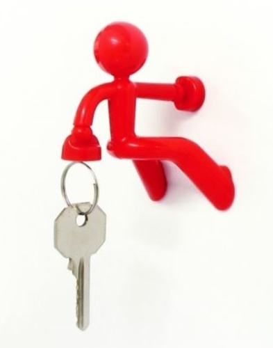 PA DESIGN - Porte-clés Peter rouge