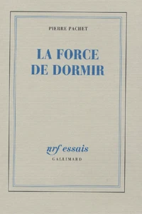 La force de dormir