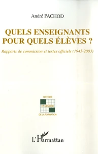 Quels enseignants pour quels élèves ?