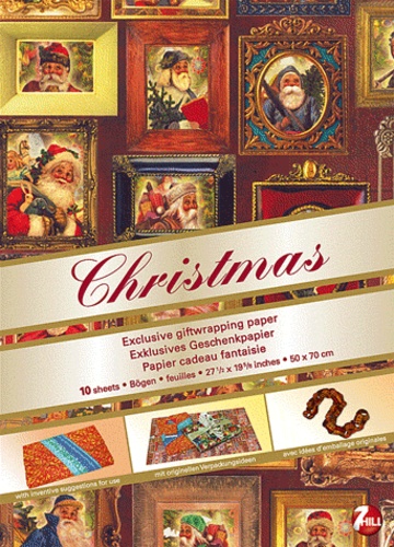 Packo Jansen et Barabara Behr - Christmas - Papier cadeau fantaisie.