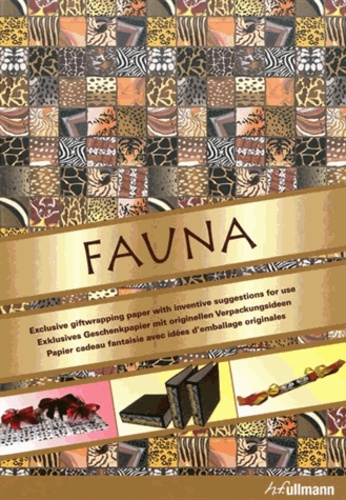 Packo Jansen - Fauna - Papier cadeau fantaisie avec idées d'emballage originales (10 feuilles).