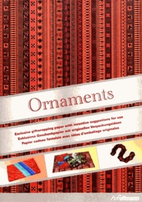 Packo Jansen - Ornaments - Papier cadeau fantaisie avec idées d'emballage originales (10 feuilles).