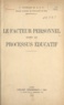 Padmanabhan Natarajan - Le facteur personnel dans le processus éducatif.