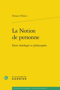La Notion de personne