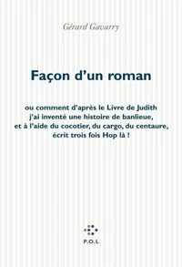 Façon d'un roman