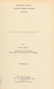 Finances publiques (2)