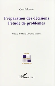 Préparation des décisions : l'étude de problèmes