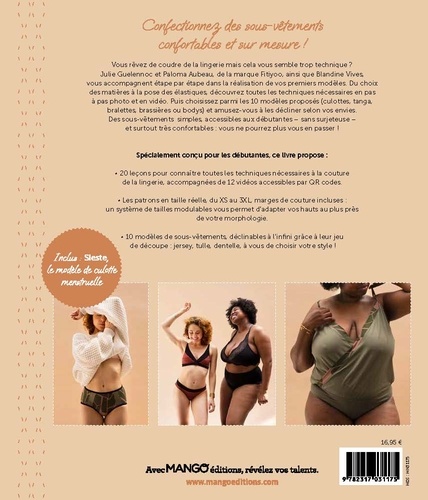 Apprendre à coudre sa lingerie confort - 20... de Paloma Aubeau - Grand  Format - Livre - Decitre