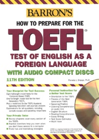 Pamela-J Sharpe - How to prepare for the TOEFL 11TH EDITION AVEC 4 AUDIO CDS. 4 CD audio