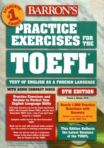 Pamela-J Sharpe - Practice Exercises for Toefl - Test of English as a Foreign Language. 6 CD audio