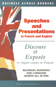 Pamela Sheppard - Discours et exposés en anglais comme en français : Speeches and presentations in french and english.