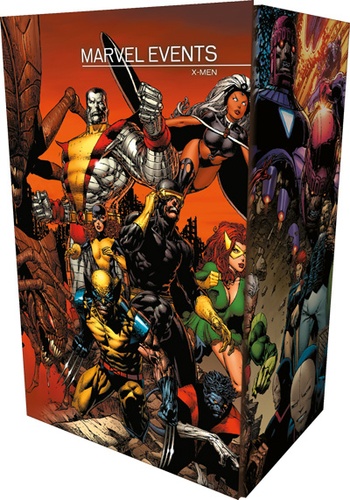 X-Men  Coffret en 5 volumes : X-Men : Le massacre mutant ; X-Men : Inferno ; X-Men : X-tinction programmée ; Wolverine : Old man Logan ; X-Men : Schism