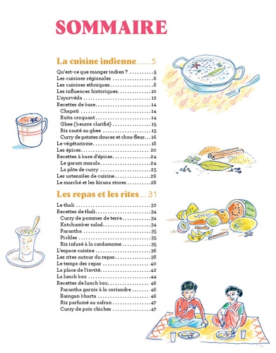 La cuisine indienne illustrée