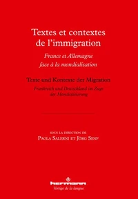 Textes et contextes de l'immigration