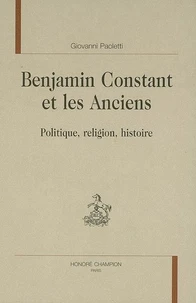 Benjamin Constant et les Anciens