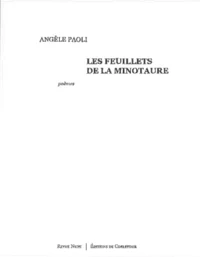 Les feuillets de la minotaure