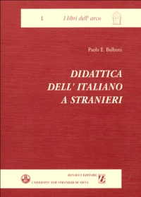 Paolo Ernesto Balboni - Didattica dell'italiano a stranieri.