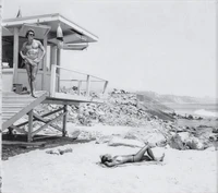 At the beach