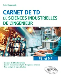 Carnet de TD de sciences industrielles de l'ingénieur PSI et MP