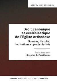 Droit canonique et ecclésiastique de l'Eglise orthodoxe