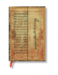 Carnet Les Manuscrits 10x14 Mozart ligné