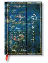 Carnet Les Manuscrits 13x18 Monet Nénuphars ligné