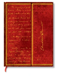 Carnet Les Manuscrits 18x23 Charlotte Brontë ligné