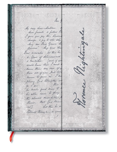 PAPERBLANKS - Carnet Les Manuscrits 18x23 Florence Nightingale ligné