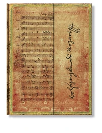 Carnet Les Manuscrits 18x23 Mozart ligné