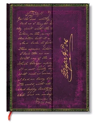 Carnet Les Manuscrits 18x23 Poe ligné