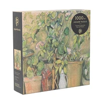 Pots en terre cuite et fleurs de cézanne puzzle