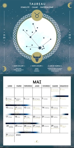 Calendrier Astrologie lunaire  Edition 2021