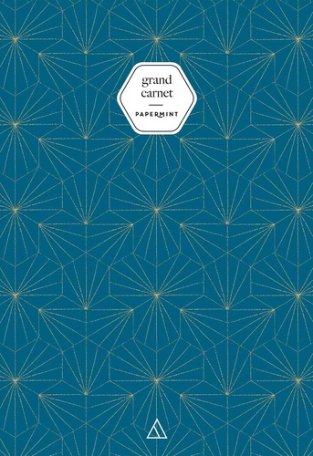  Papier cadeau - Grand Carnet PaperMint Tiles Bleu.