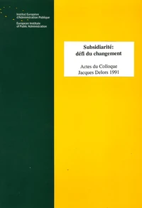 Subsidiarité : défi du changement