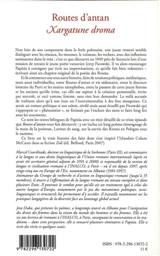 Routes d'antan. Edition bilingue français-rromani
