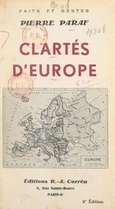 Clartés d'Europe
