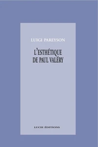 L’esthétique de Paul Valéry