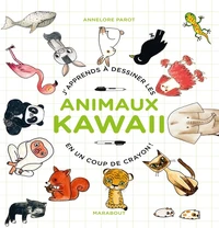 J'apprends à dessiner des animaux kawaii en un coup de crayon !