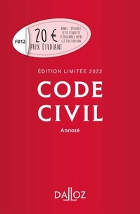 Pascal Ancel - Code civil annoté - Edition limitée.
