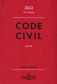 Pascal Ancel et Alice Tisserand-Martin - Code civil annoté.