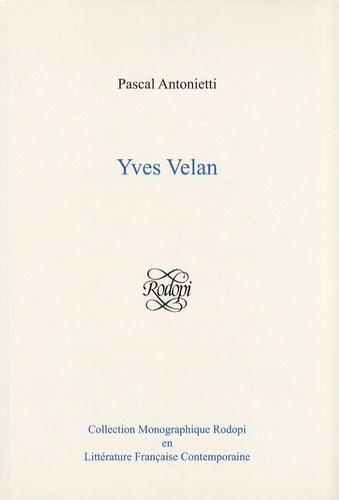 Pascal Antonietti - Yves Velan.