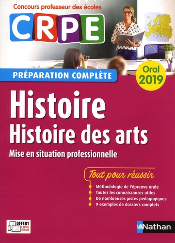 Histoire, histoire des arts. Oral  Edition 2019