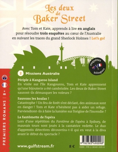 Les deux de Baker Street Tome 2 Missions Australie